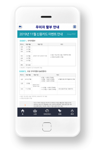 무이자할부 안내